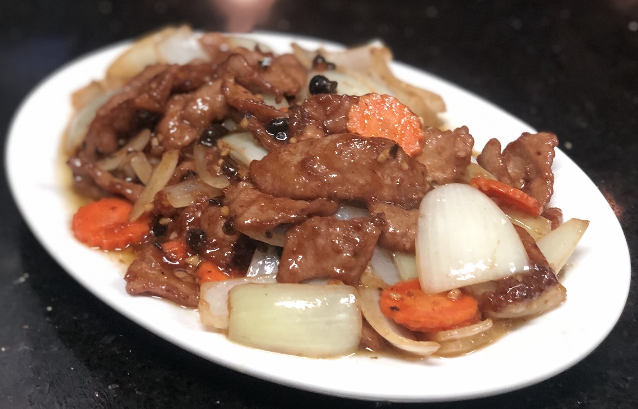 Beef with Black Bean Sauce 豆豉牛