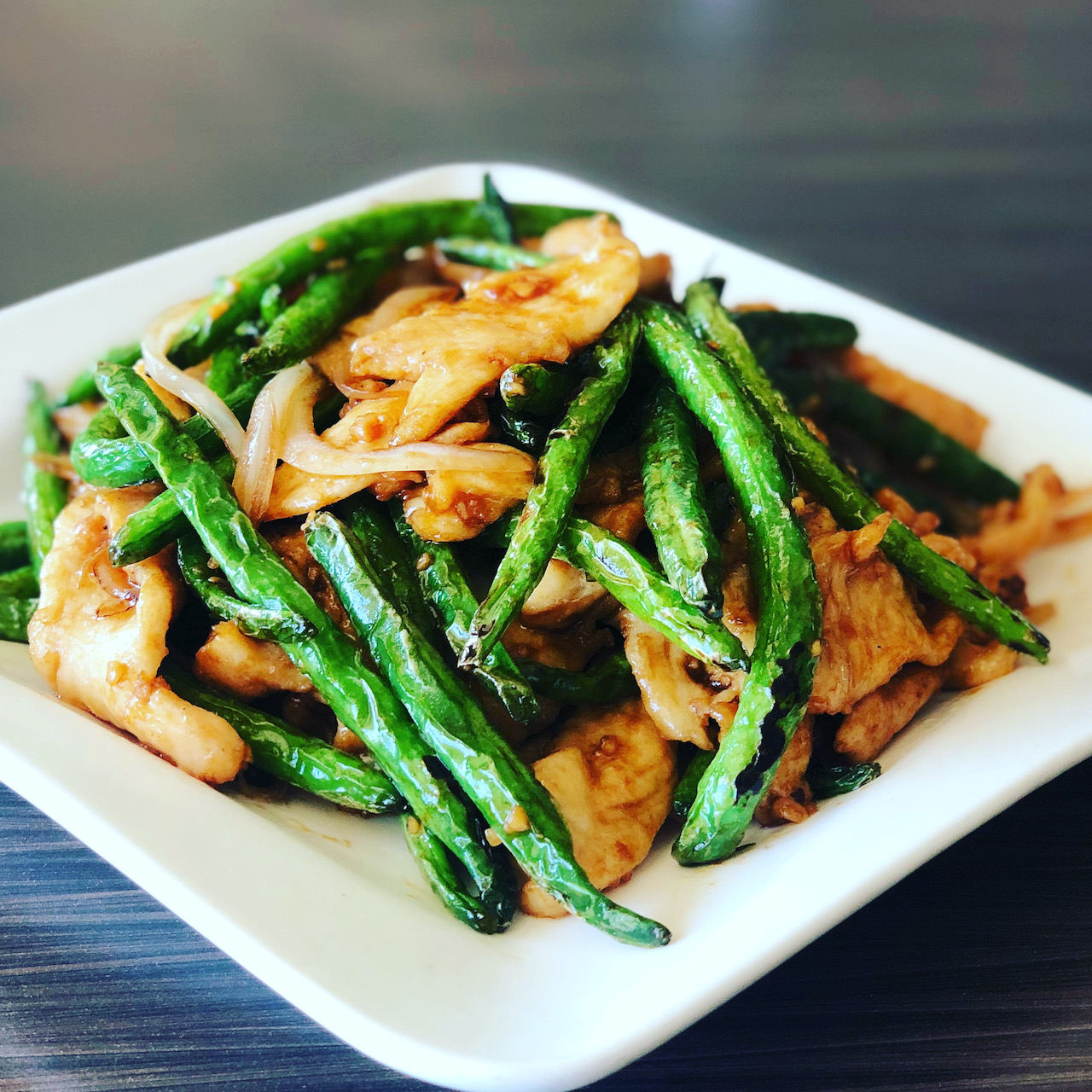 Chicken with Green Beans 四季豆鸡