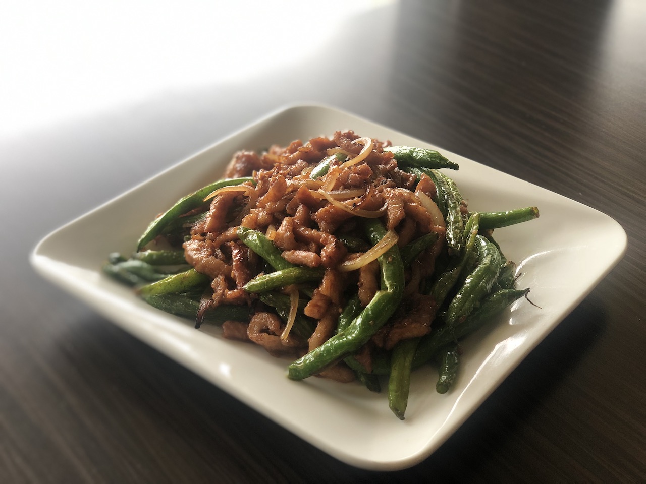 Pork with Green Beans 四季豆猪