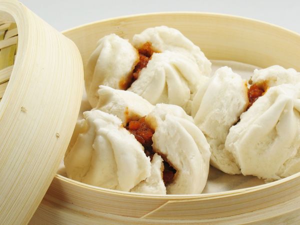 BBQ Pork Buns (3) 叉烧包